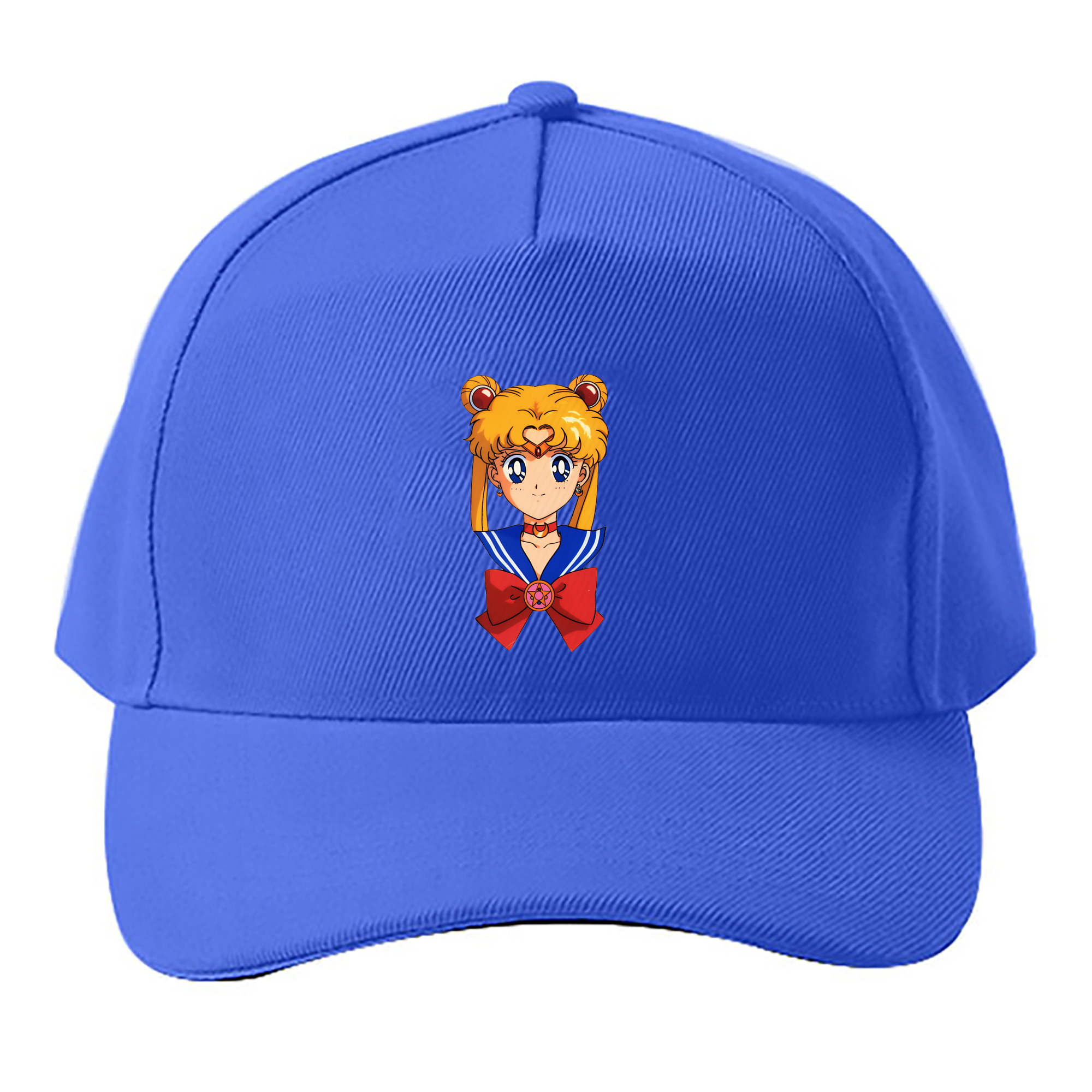 （画像用） 美少女戦士セーラームーン 月野 うさぎ つきの うさぎ Sailor Moon Tsukino Usagi ベースボールキャップ 綿100％ 男女兼用 帽子 スポーツ